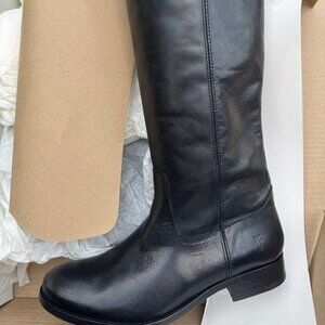 FRYE Women's Black 'Melissa Button' Tall Riding Boot Size 8 - NEW in BOX $398